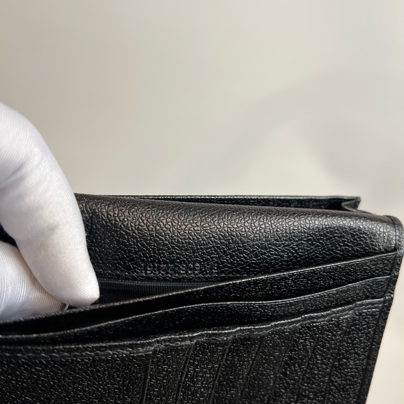 BVLGARI BLACK PEBBLE LEATHER LONG WALLET - Picture 7 of 9